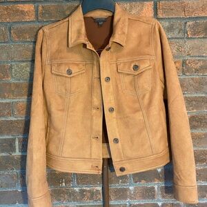 J. Jill faux suede cropped jacket